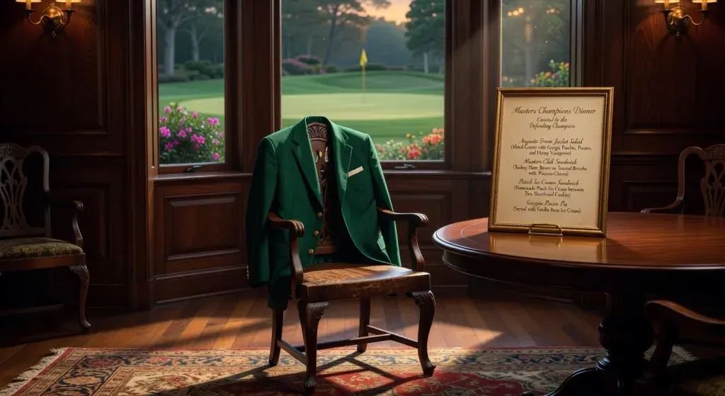 Masters Champions Dinner menu curated annually by defending champion