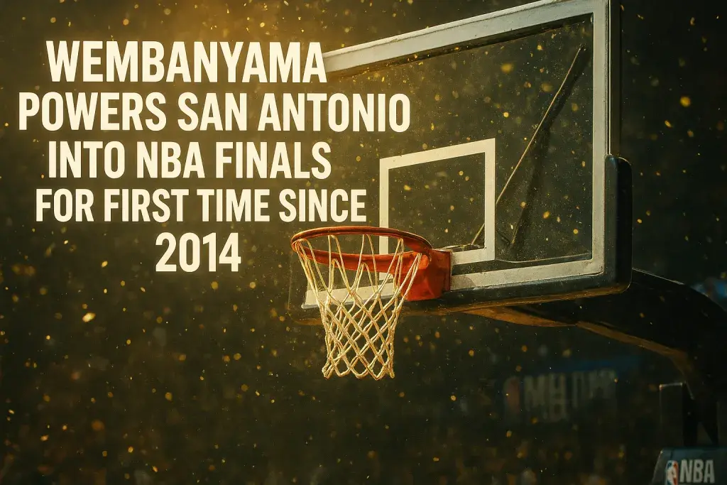 Wembanyama powers San Antonio into NBA Finals for first time since 2014