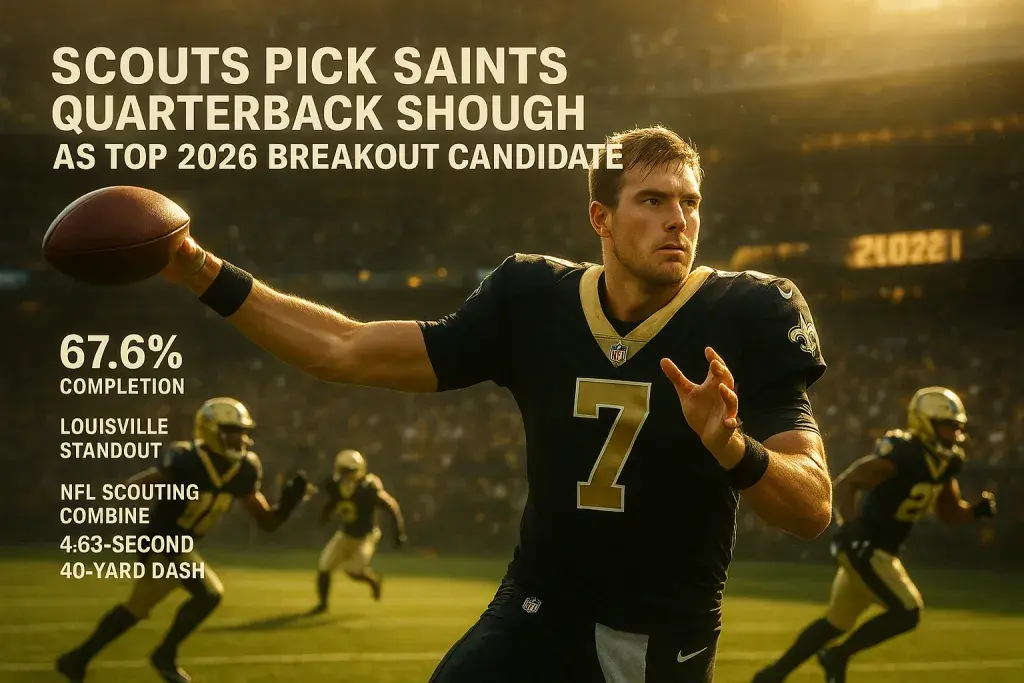 Scouts Pick Saints Quarterback Shough as Top 2026 Breakout Candidate