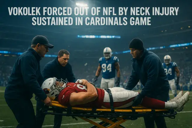 Vokolek forced out of NFL by neck injury sustained in Cardinals game