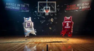 No. 12 High Point defeats No. 5 Wisconsin 83-82 in first-round NCAA men's tournament game