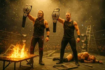 Copeland and Cage capture AEW Tag Team titles at Double or Nothing