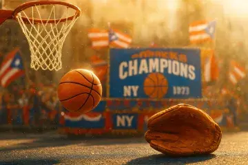 Alvarado Celebrates Knicks Title on Puerto Rican Day Parade Float Alongside New York Mayor